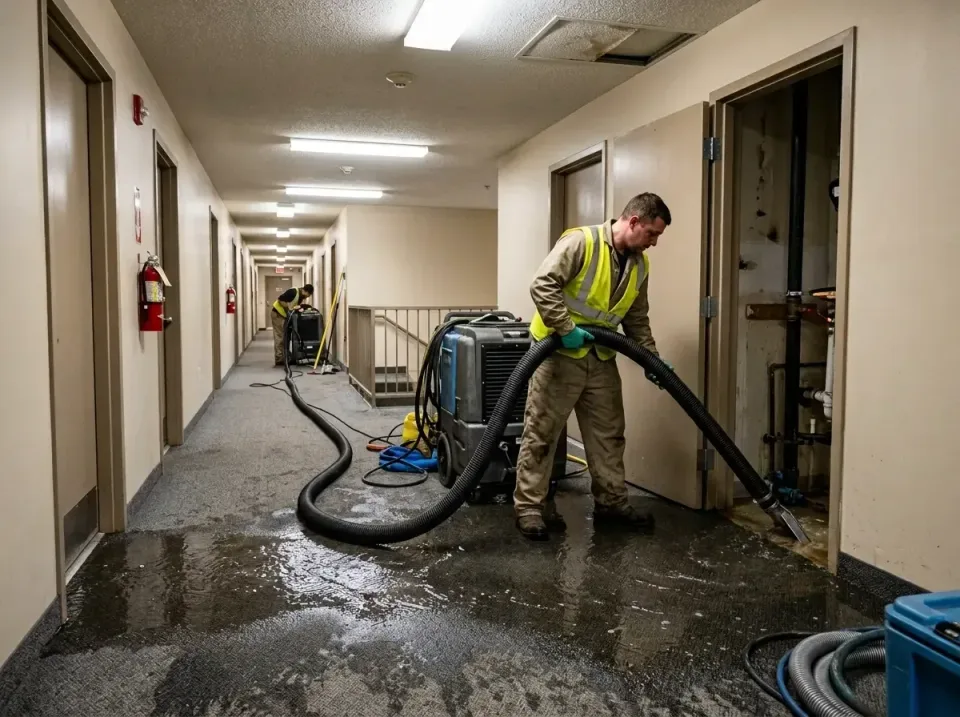 multi-unit-apartment-hallway-f-005 — frequently asked questions, Emergency Burst Pipe Water Extraction & Removal in Mason, MI
